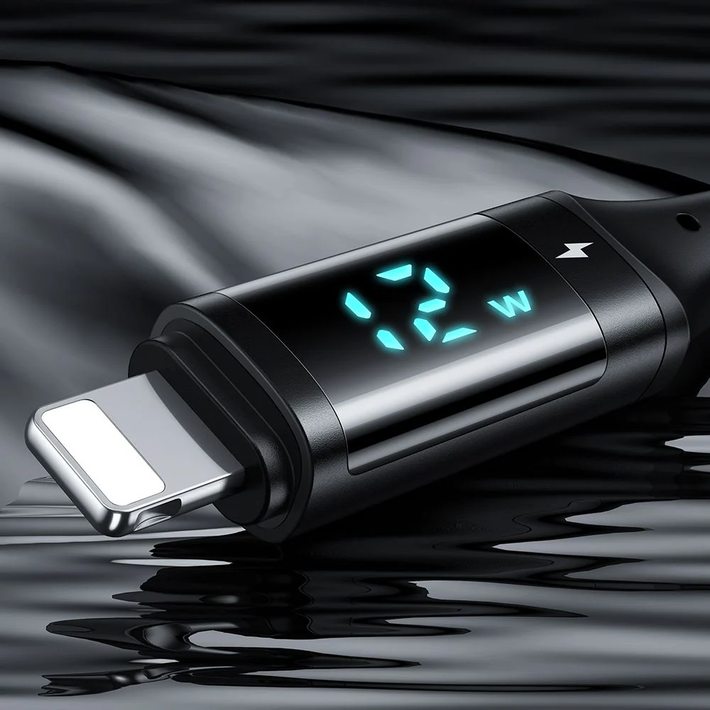 USB-A to Lightning McDodo CA-1060 Data and Charging Cable, 12W, 1.2m, Black - Image 5