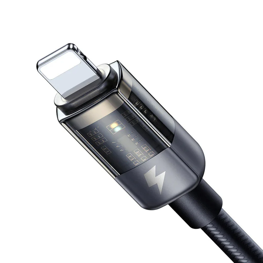 USB-A to Lightning McDodo CA-3140 Auto Power Off Data and Charging Cable, 18W, 1.2m, Black - Image 2