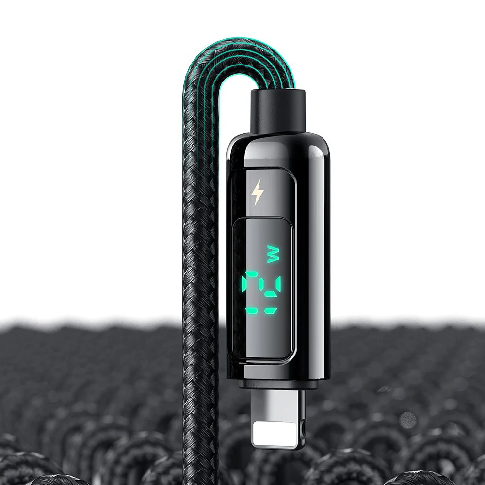 USB-A to Lightning McDodo CA-9940 Data and Charging Cable, 12W, 1.2m, Black - Image 6