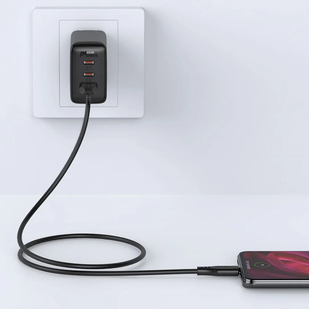 USB-A to microUSB Data and Charging Cable Acefast C3-09, 18W, 1.2m, Black - Image 4