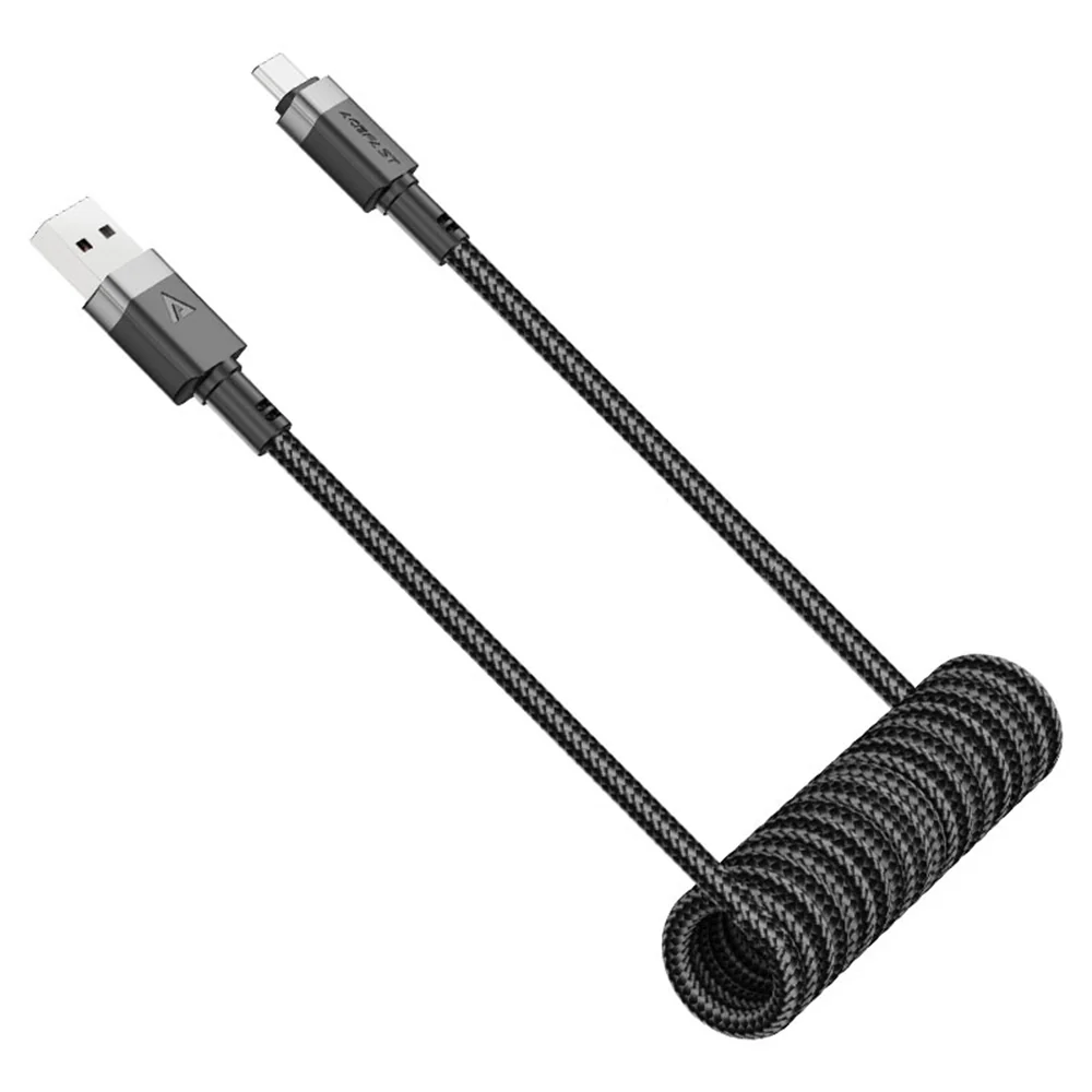 USB-A to USB-C Acefast C14-04 Data and Charging Cable, 18W, 1.2m, Black - Image 3