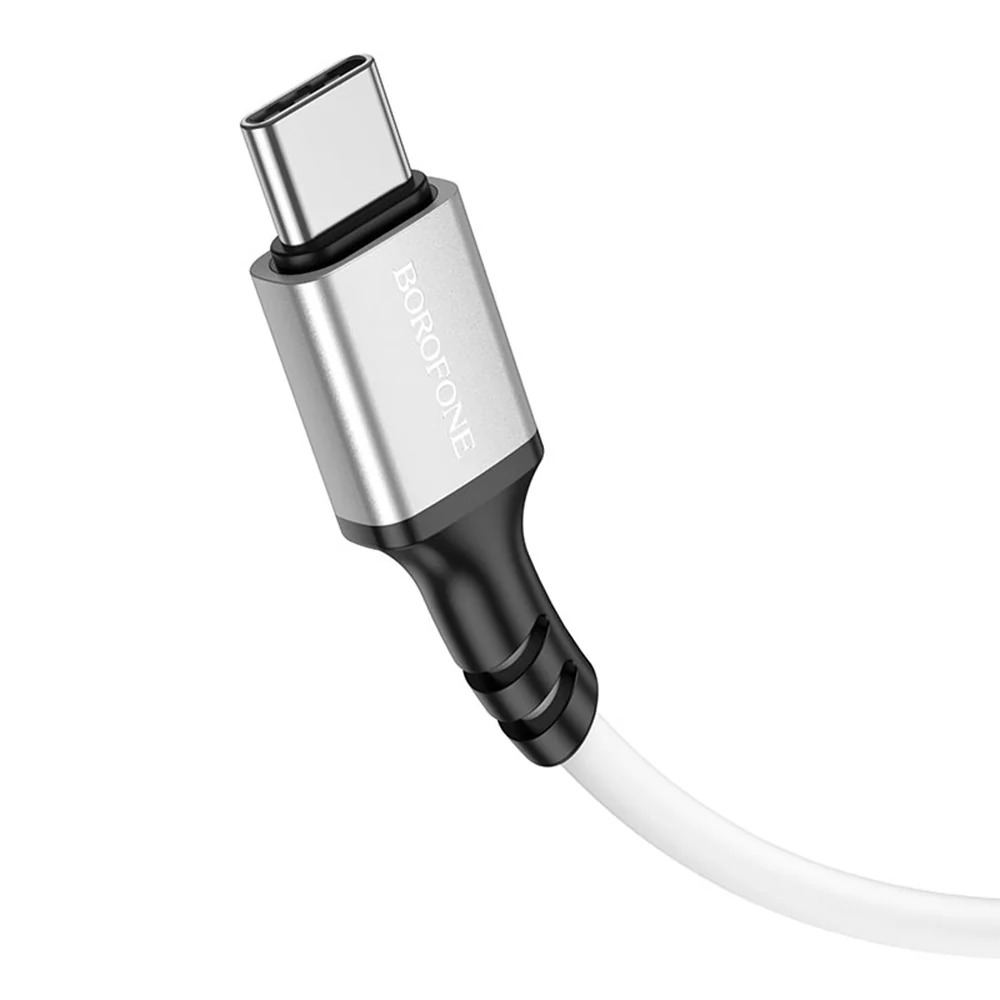 USB-A to USB-C Data and Charging Cable Borofone BX83, 18W, 1m, Black - Image 4