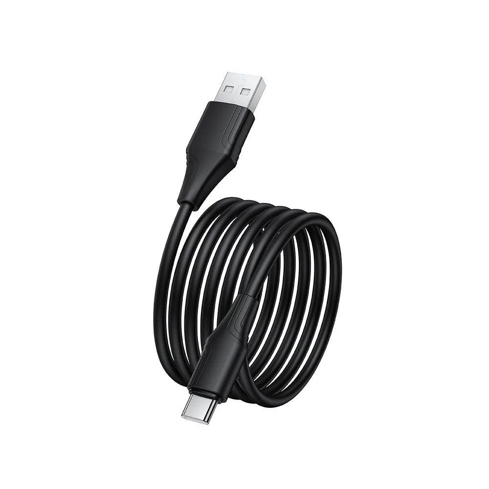USB-A to USB-C Data and Charging Cable HOCO X124, 18W, 1m, Black - Image 3