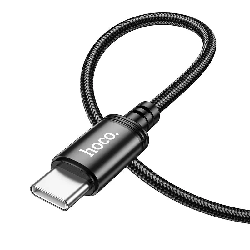 USB-A to USB-C Data and Charging Cable HOCO X89, 18W, 1m, Black - Image 2