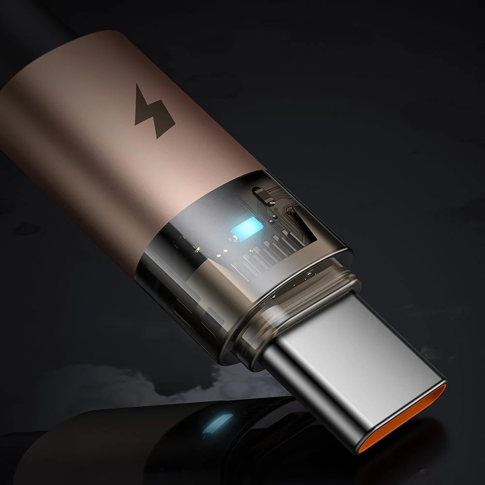 USB-A to USB-C Data and Charging Cable McDodo CA-6891, 66W, 1.2m, Gold - Image 6