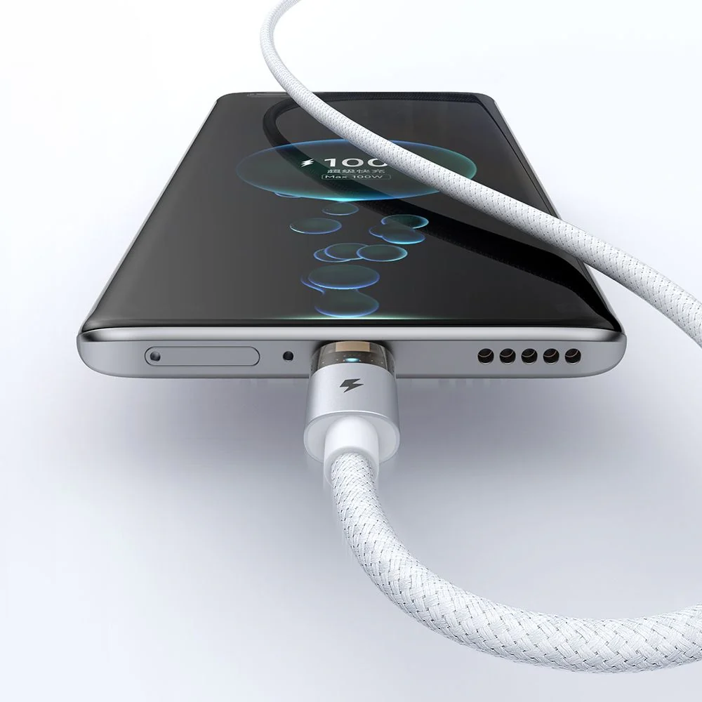 USB-A to USB-C Data and Charging Cable McDodo CA-6892, 66W, 1.2m, White - Image 4