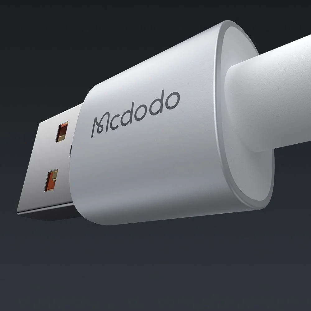 USB-A to USB-C Data and Charging Cable McDodo CA-6892, 66W, 1.2m, White - Image 6