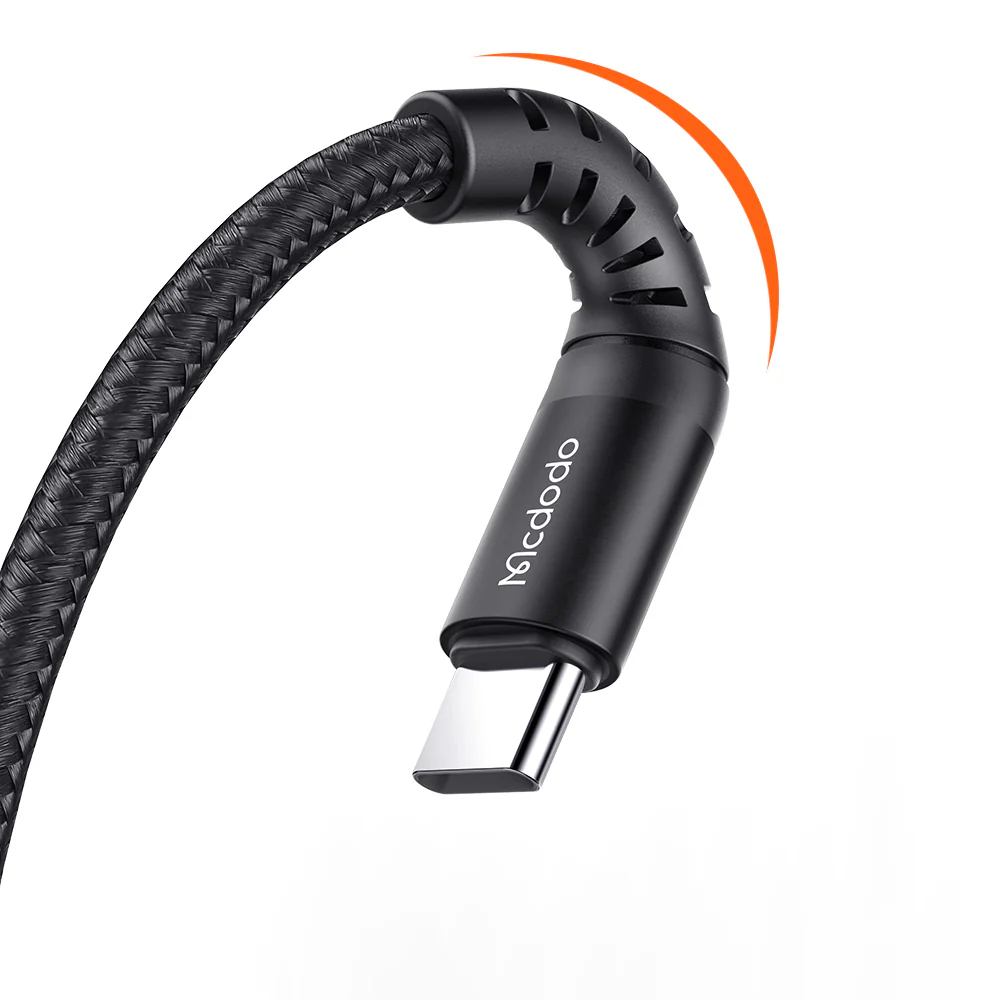 USB-A to USB-C McDodo CA-2271 Data and Charging Cable, 18W, 1m, Black - Image 2