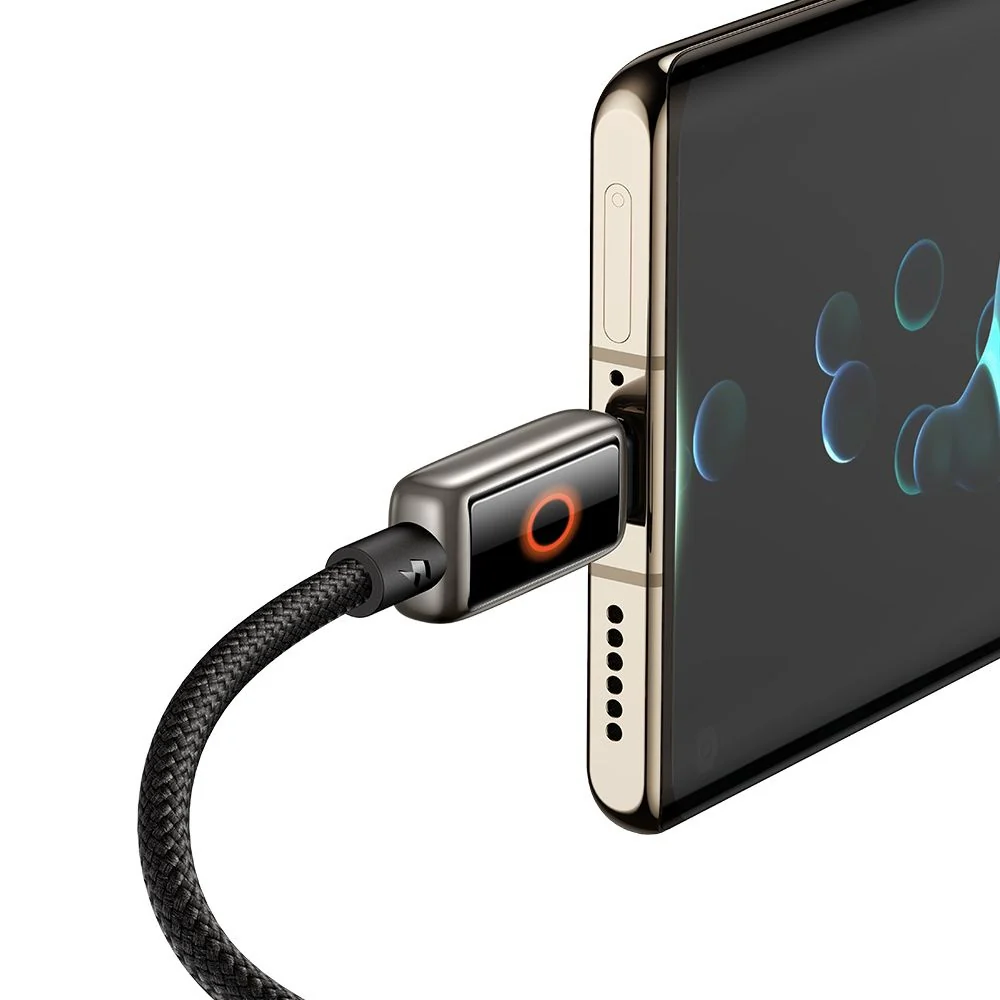 USB-A to USB-C McDodo CA-6650 Data and Charging Cable, Auto Power Off, 100W, 1.2m, Black - Image 3