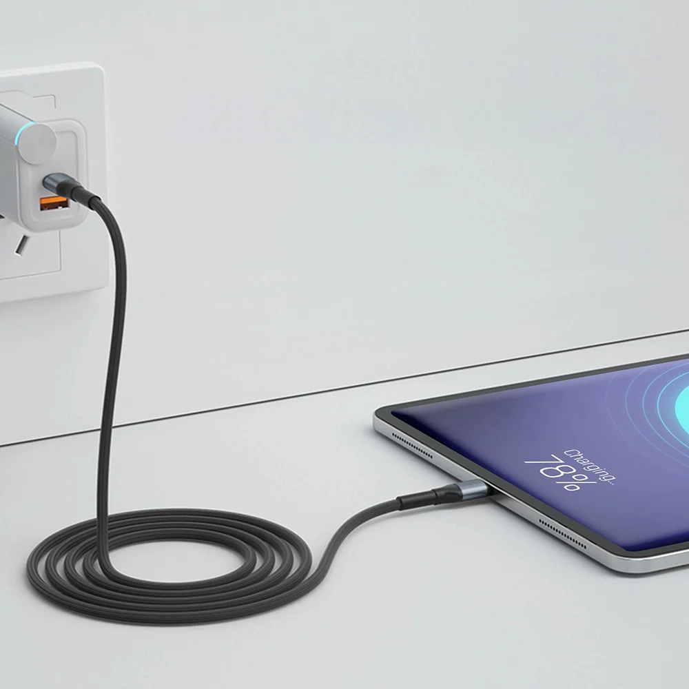 USB-C Data and Charging Cable - USB-C 3MK Hyper N, 60W, 2m, Black - Image 5