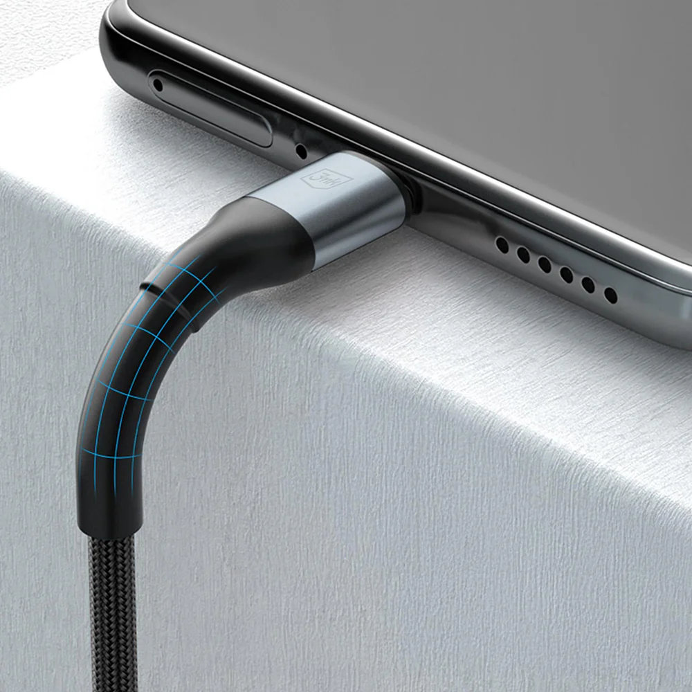 USB-C Data and Charging Cable - USB-C 3MK Hyper N Thunderbolt 4, 240W, 3m, Black - Image 3