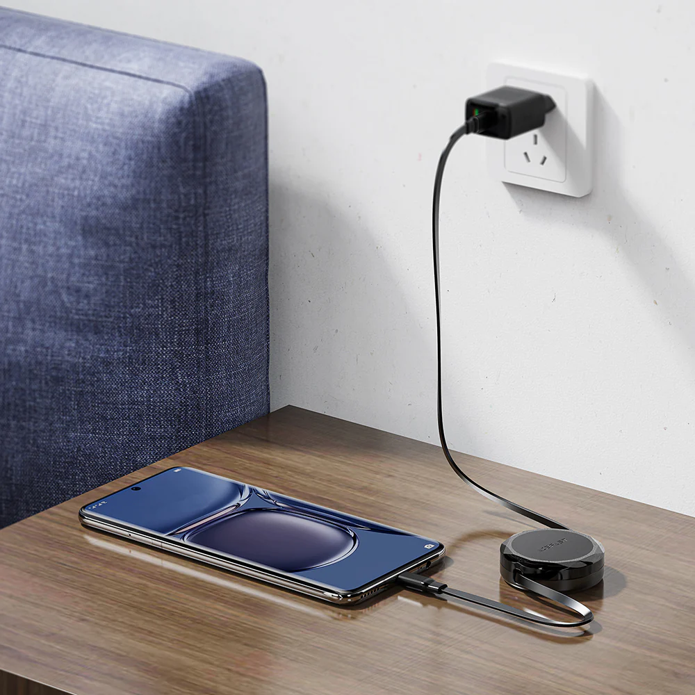 USB-C Data and Charging Cable - USB-C Acefast C13-03, 60W, 0.8m, Black - Image 6