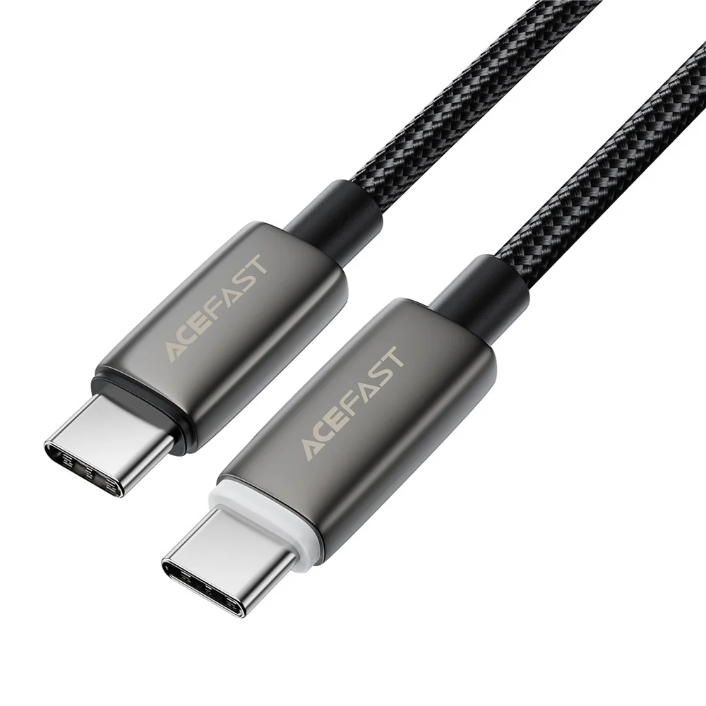 USB-C Data and Charging Cable - USB-C Acefast C23-03, 60W, 1.2m, Black