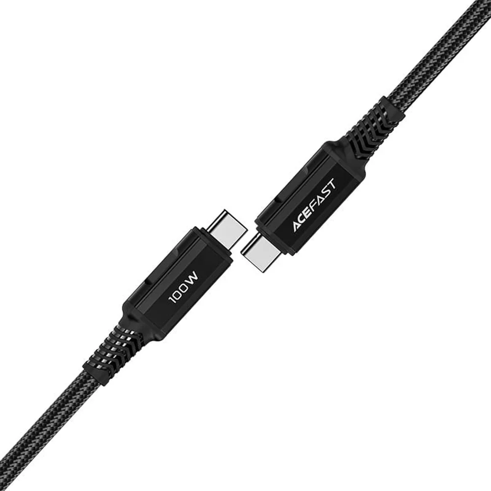 USB-C Data and Charging Cable - USB-C Acefast C4-03, 100W, 2m, Black - Image 4