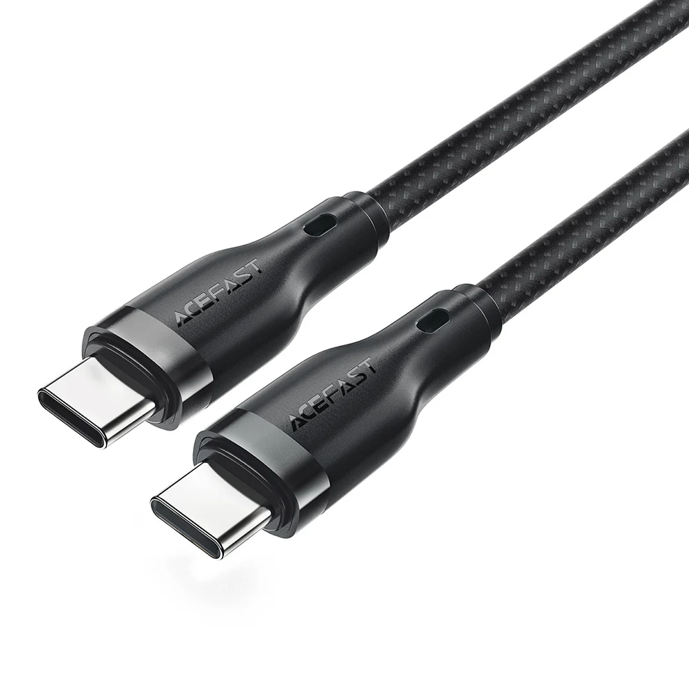 USB-C Data and Charging Cable - USB-C Acefast C8-03, 60W, 1.2m, Black - Image 3