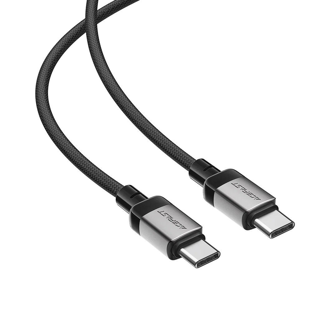 USB-C Data and Charging Cable - USB-C Acefast C9-03, 60W, 1.2m, Black - Image 3