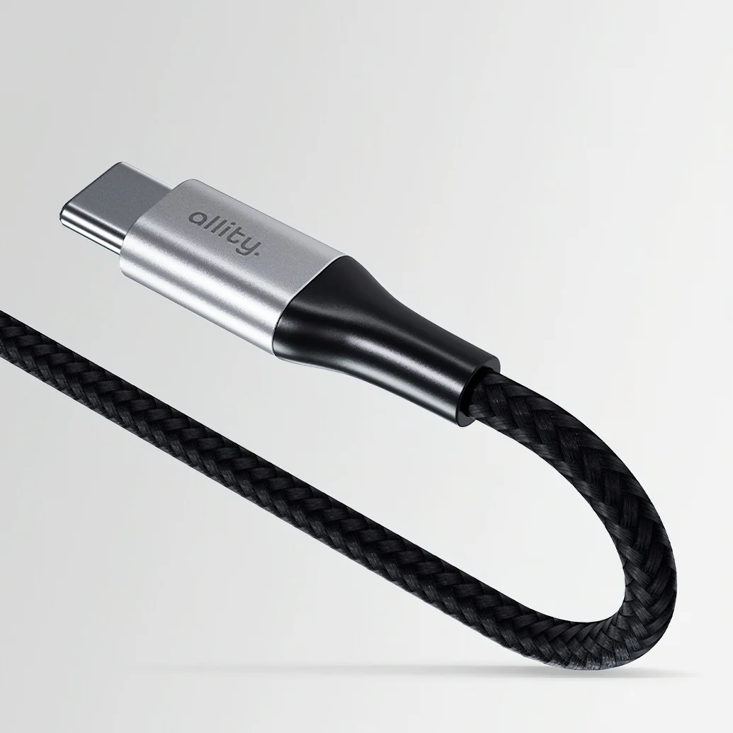 USB-C Data and Charging Cable - USB-C Allity. AUC-01, 100W, 2m, Black - Image 5