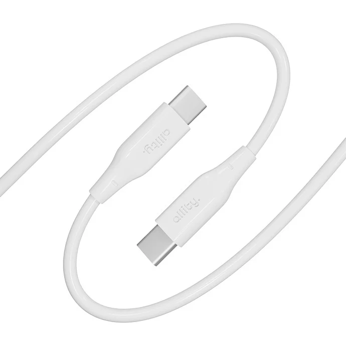 USB-C Data and Charging Cable - USB-C Allity. AUC-02, 100W, 2m, White - Image 3