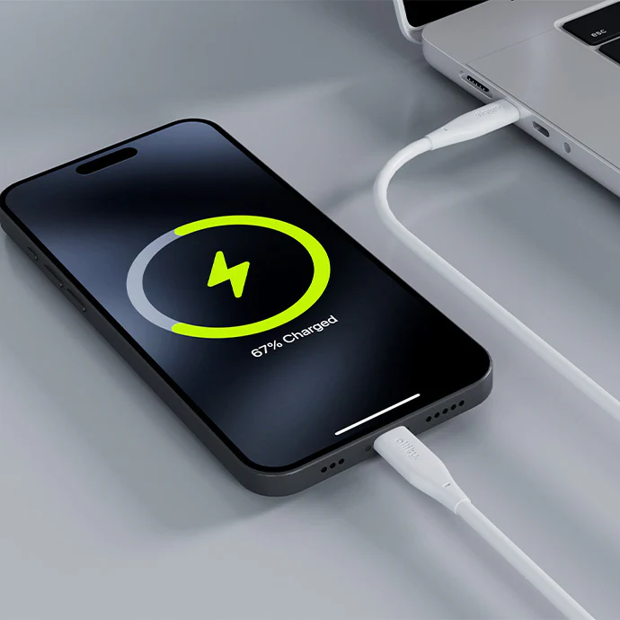 USB-C Data and Charging Cable - USB-C Allity. AUC-02, 100W, 2m, White - Image 4