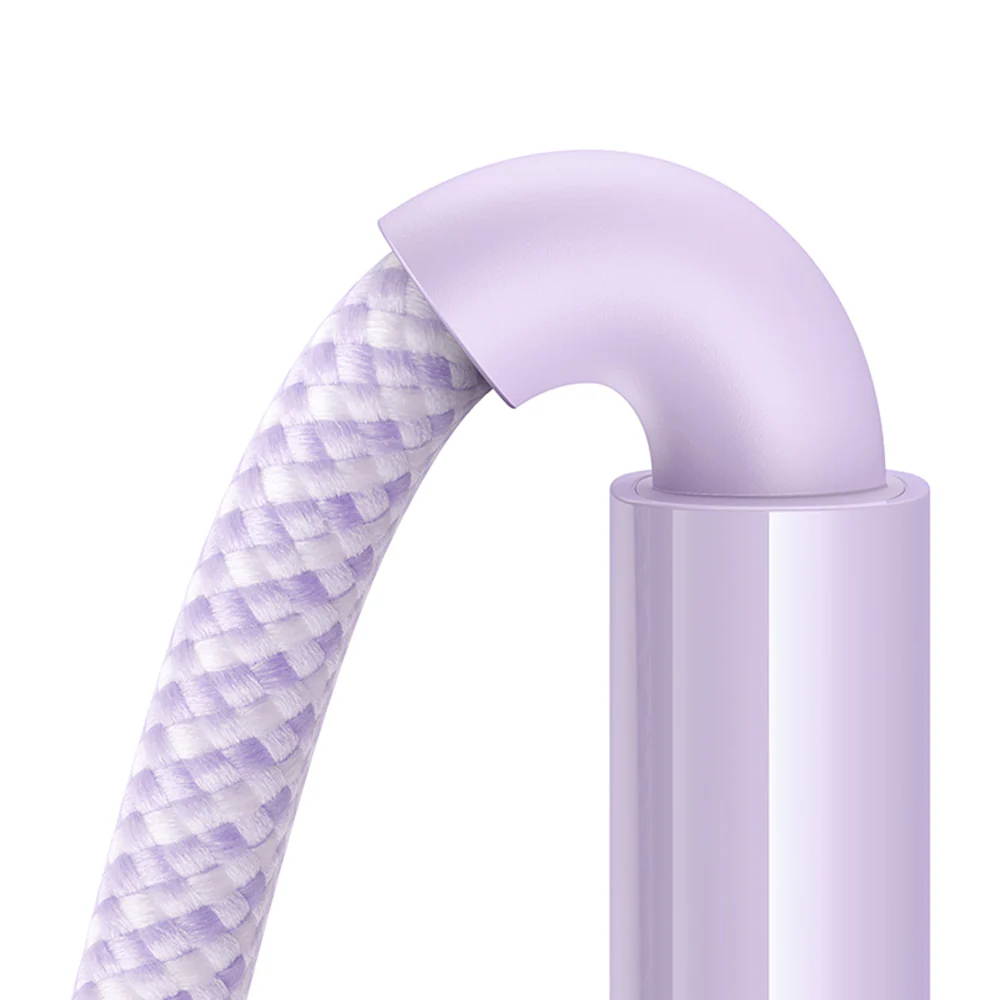 USB-C Data and Charging Cable - USB-C Baseus Display 2, 100W, 2m, Purple P10382702511-01 - Image 5