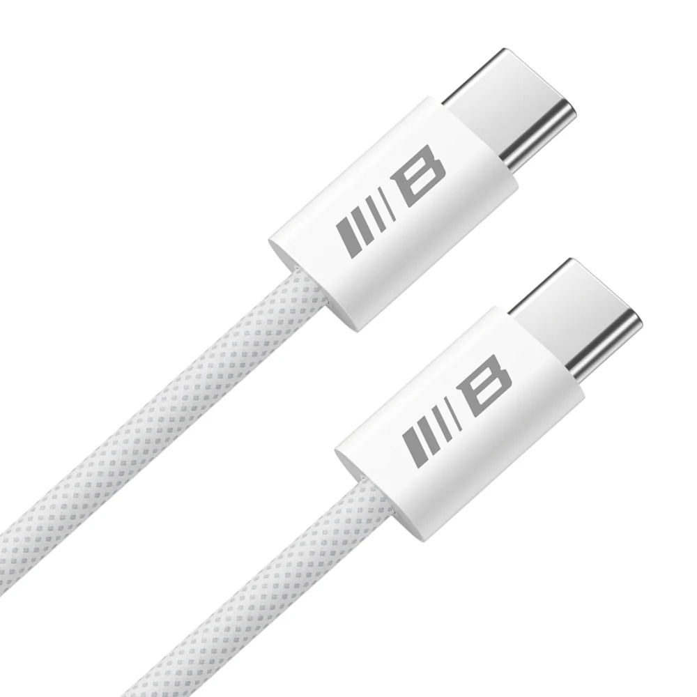 USB-C Data and Charging Cable - USB-C Blueo, 100W, 1.2m, White - Image 2