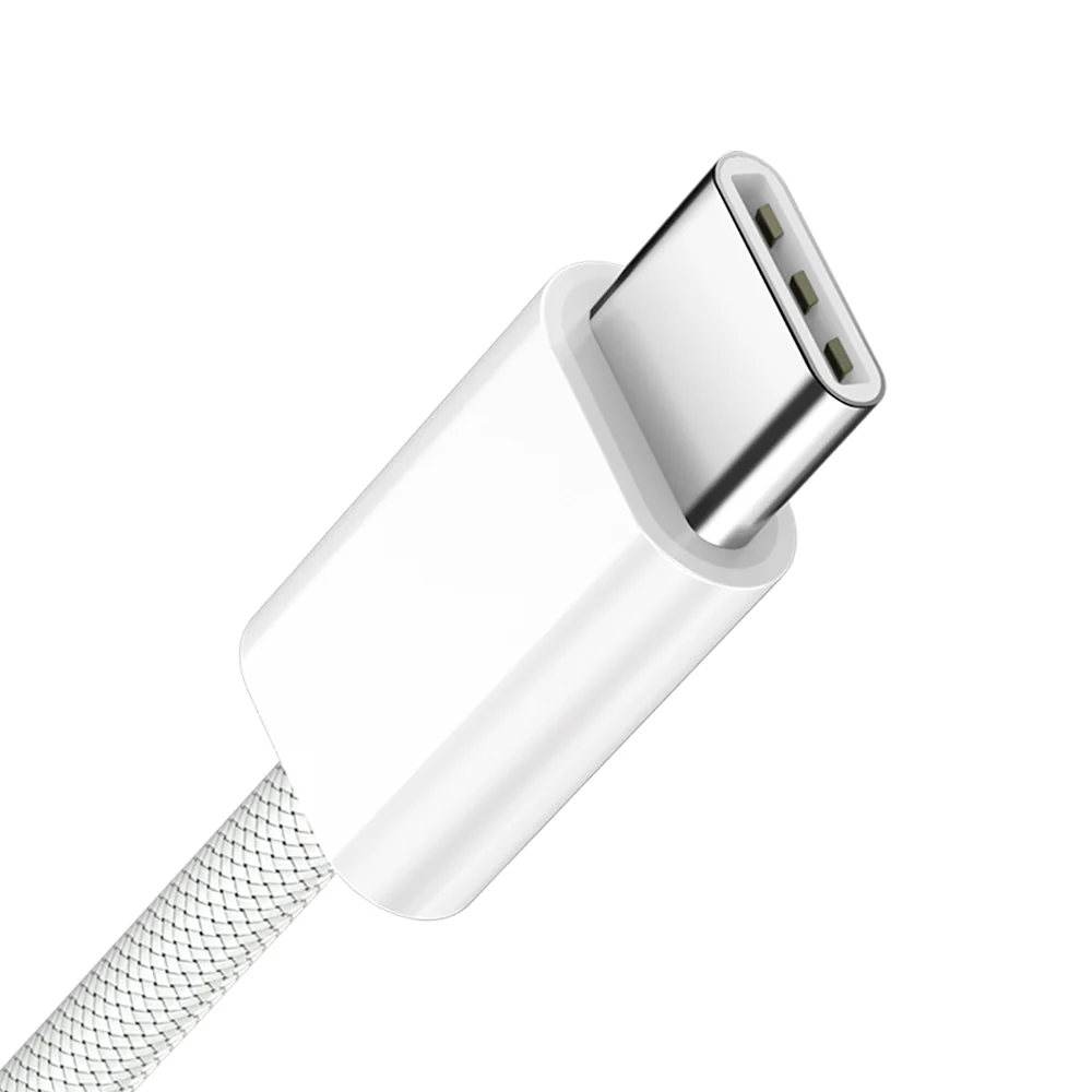 USB-C Data and Charging Cable - USB-C BWOO BO-X284, 60W, 1m, White - Image 2