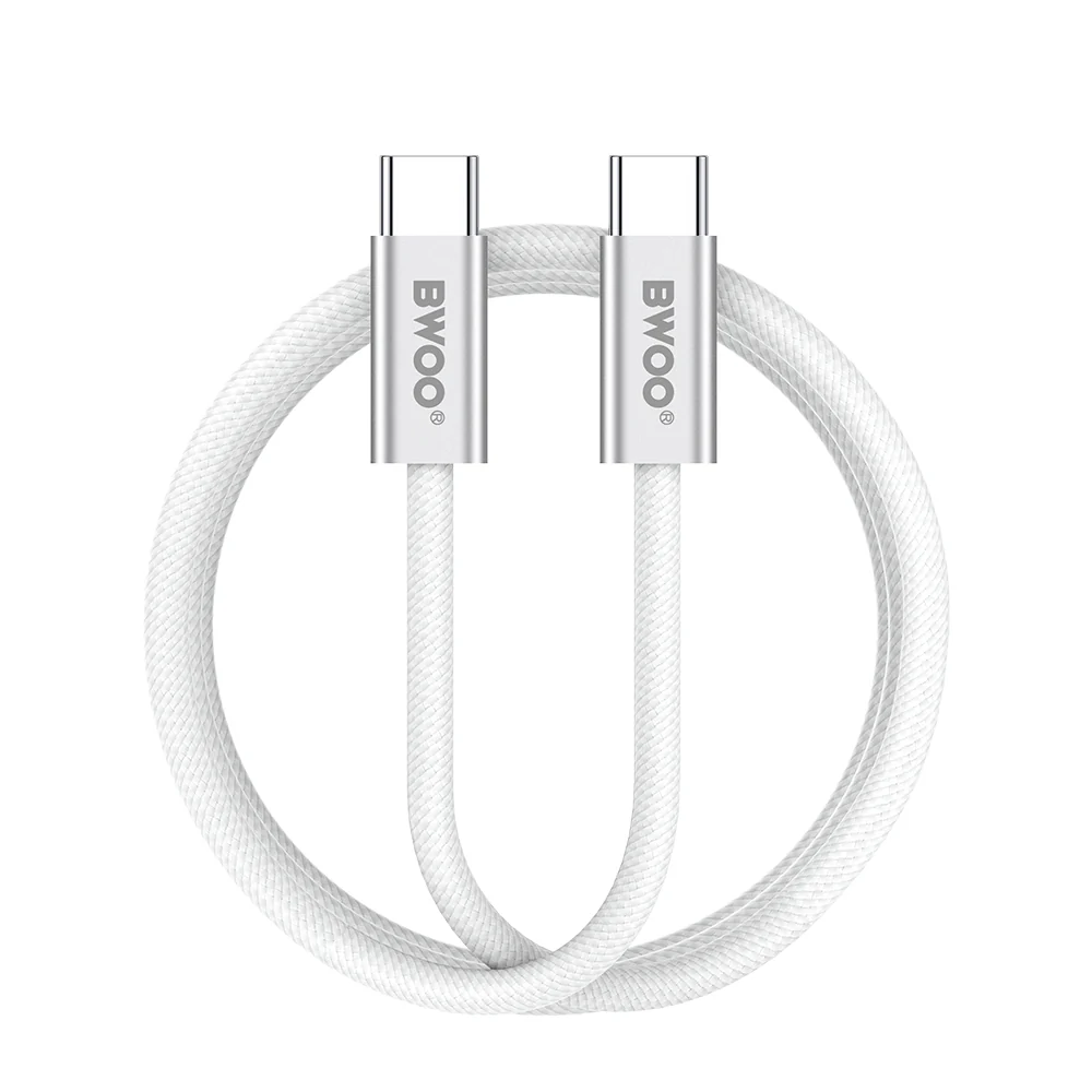 USB-C Data and Charging Cable - USB-C BWOO BO-X317C, 240W, 1m, White