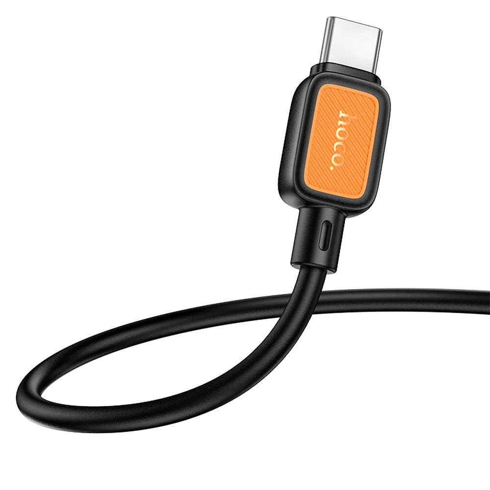 USB-C Data and Charging Cable - USB-C HOCO X108, 60W, 1m, Black - Image 3