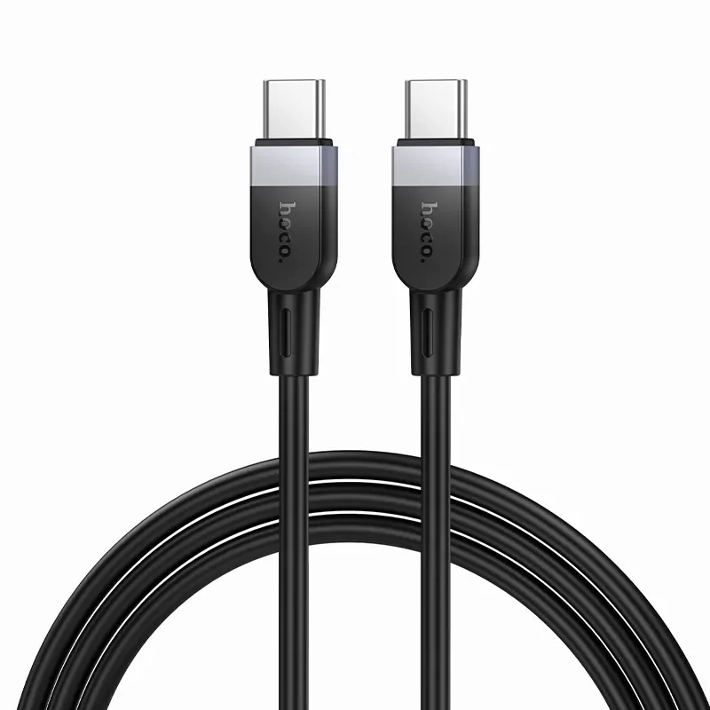 USB-C Data and Charging Cable - USB-C HOCO X109, 60W, 1m, Black
