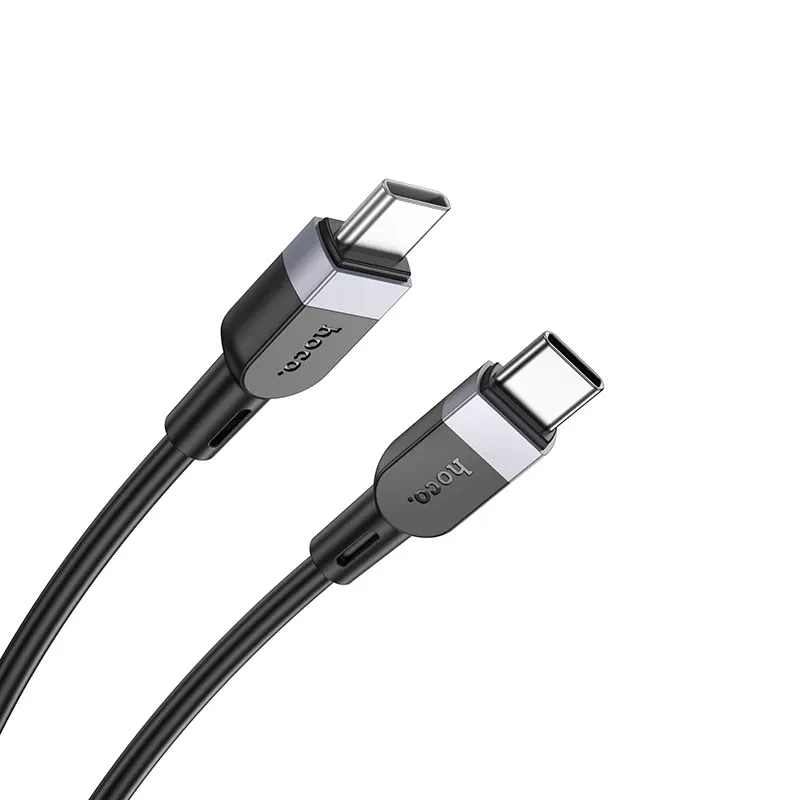 USB-C Data and Charging Cable - USB-C HOCO X109, 60W, 1m, Black - Image 2