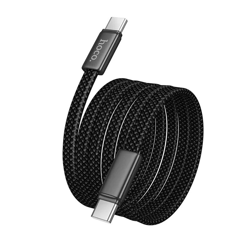 USB-C Data and Charging Cable - USB-C HOCO X125, 60W, 1m, Black - Image 3