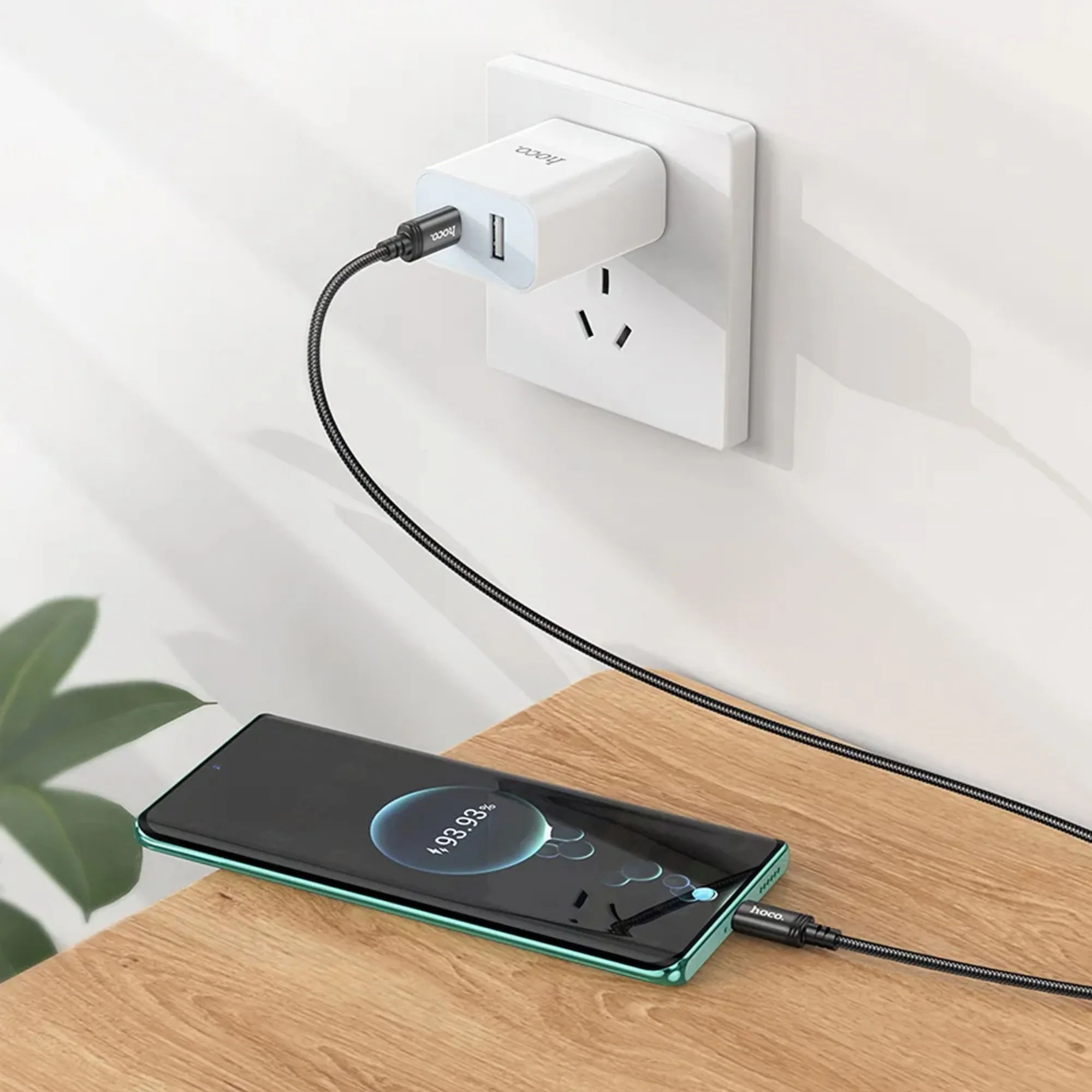 USB-C Data and Charging Cable - USB-C HOCO X91, 60W, 3m, Black - Image 8
