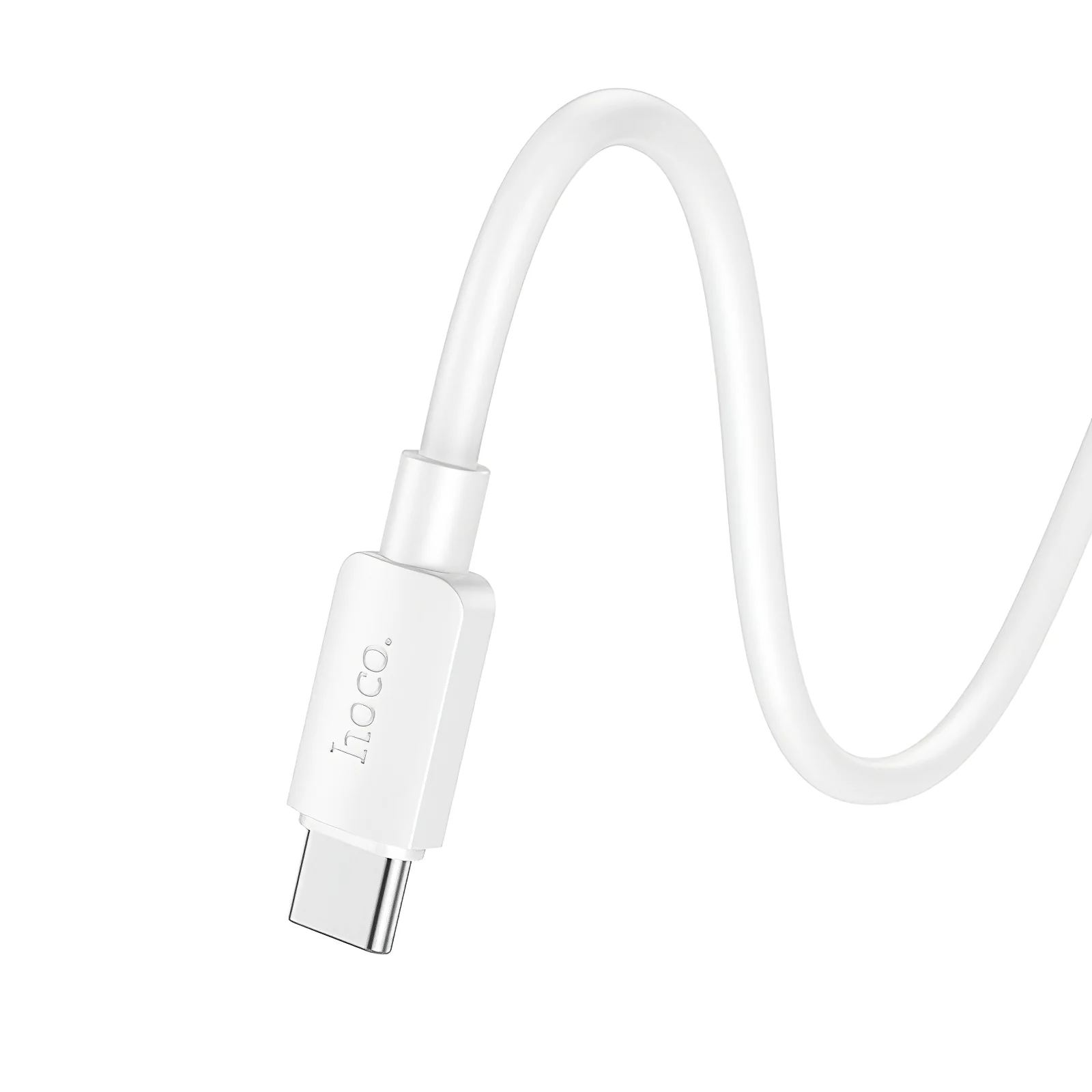 USB-C Data and Charging Cable - USB-C HOCO X96, 100W, 1m, White - Image 2