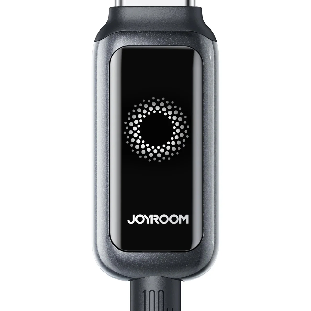 USB-C Data and Charging Cable - USB-C Joyroom S-A55 StarFlight Display, 100W, 1.2m, Black - Image 5