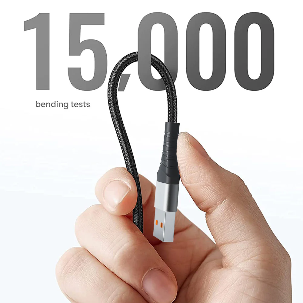 USB-C Data and Charging Cable - USB-C Lito LD08CC, 60W, 1m, Black - Image 6