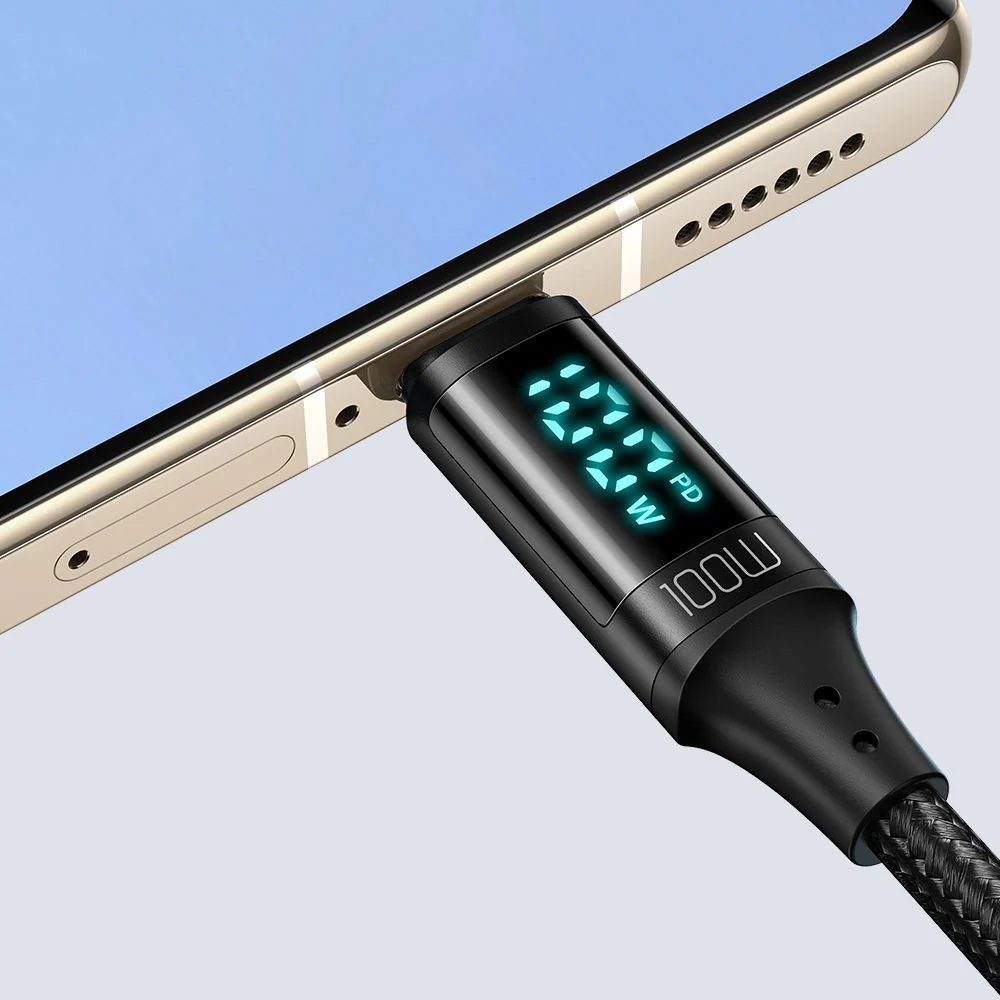 USB-C Data and Charging Cable - USB-C McDodo CA-1100 Display, 100W, 1.2m, Black - Image 6