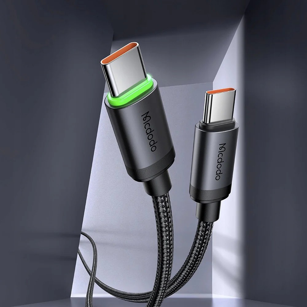 USB-C Data and Charging Cable - USB-C McDodo CA-4410, 60W, 1m, Black - Image 6