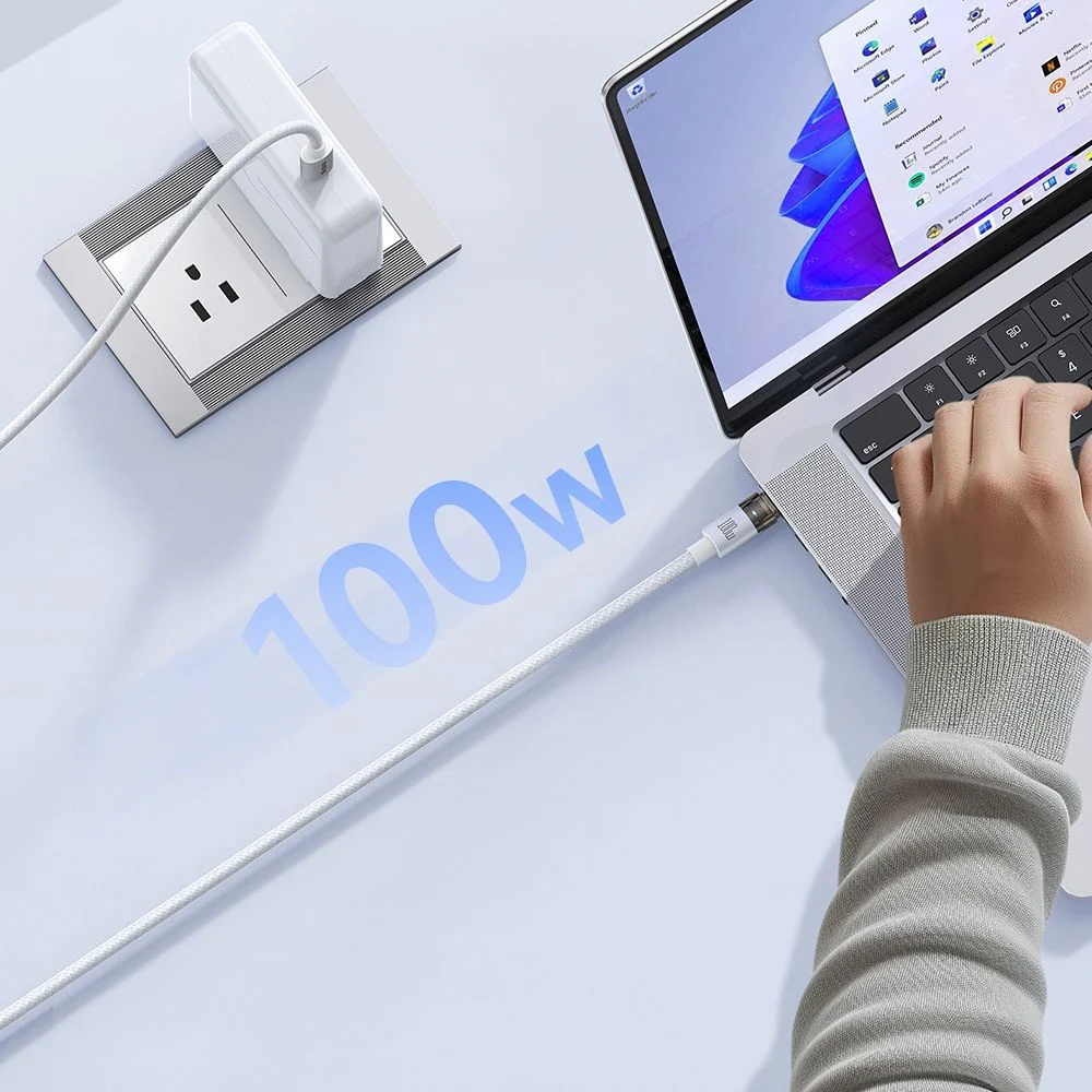 USB-C Data and Charging Cable - USB-C McDodo CA-5582, 100W, 1.2m, White - Image 4