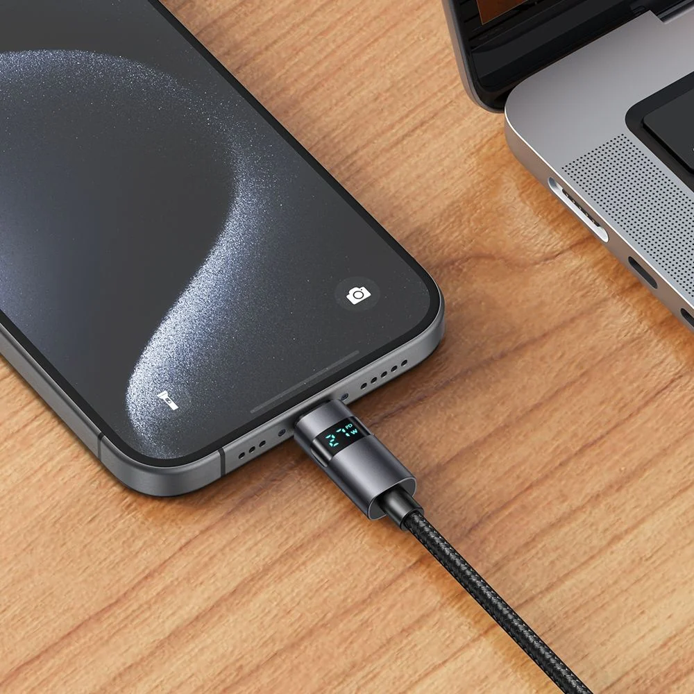 USB-C Data and Charging Cable - USB-C McDodo CA-5610 Display, 100W, 1.2m, Black - Image 6