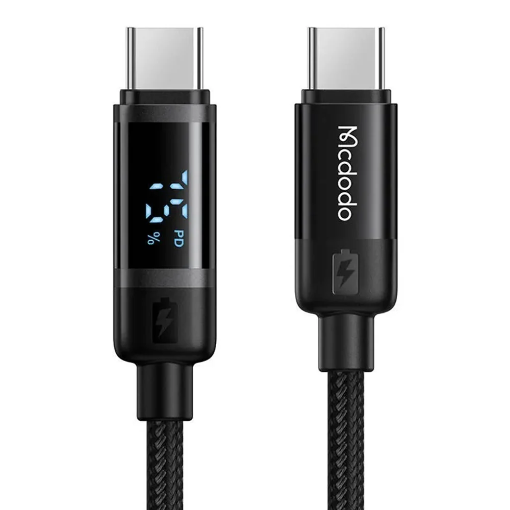 USB-C Data and Charging Cable - USB-C McDodo CA-5780 Bat Display, 60W, 1.2m, Black