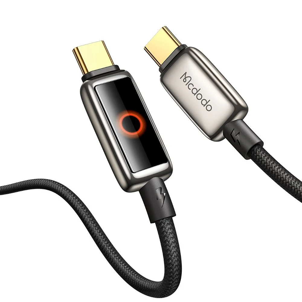 USB-C Data and Charging Cable - USB-C McDodo CA-6680 Auto Power Off, 100W, 1.2m, Black