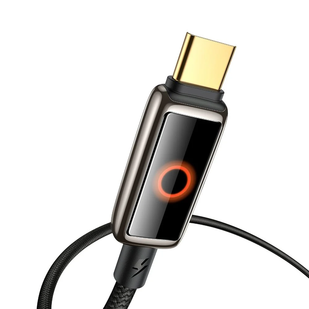 USB-C Data and Charging Cable - USB-C McDodo CA-6680 Auto Power Off, 100W, 1.2m, Black - Image 2