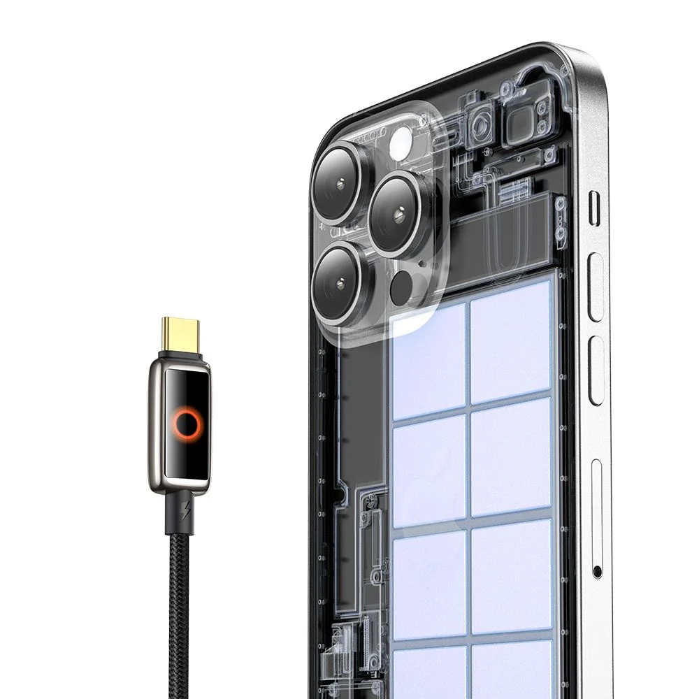USB-C Data and Charging Cable - USB-C McDodo CA-6680 Auto Power Off, 100W, 1.2m, Black - Image 4