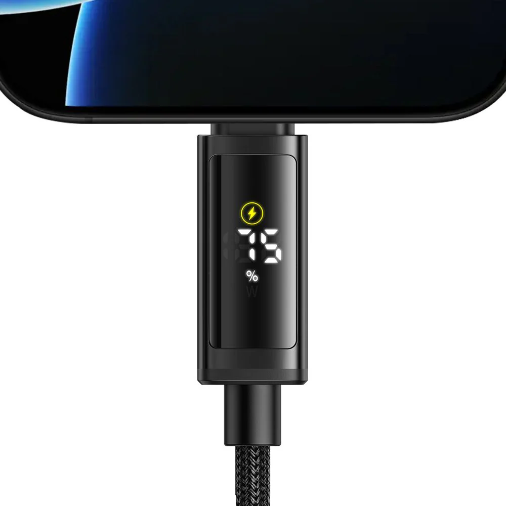 USB-C Data and Charging Cable - USB-C McDodo CA-8000 Display, 100W, 1.2m, Black - Image 4