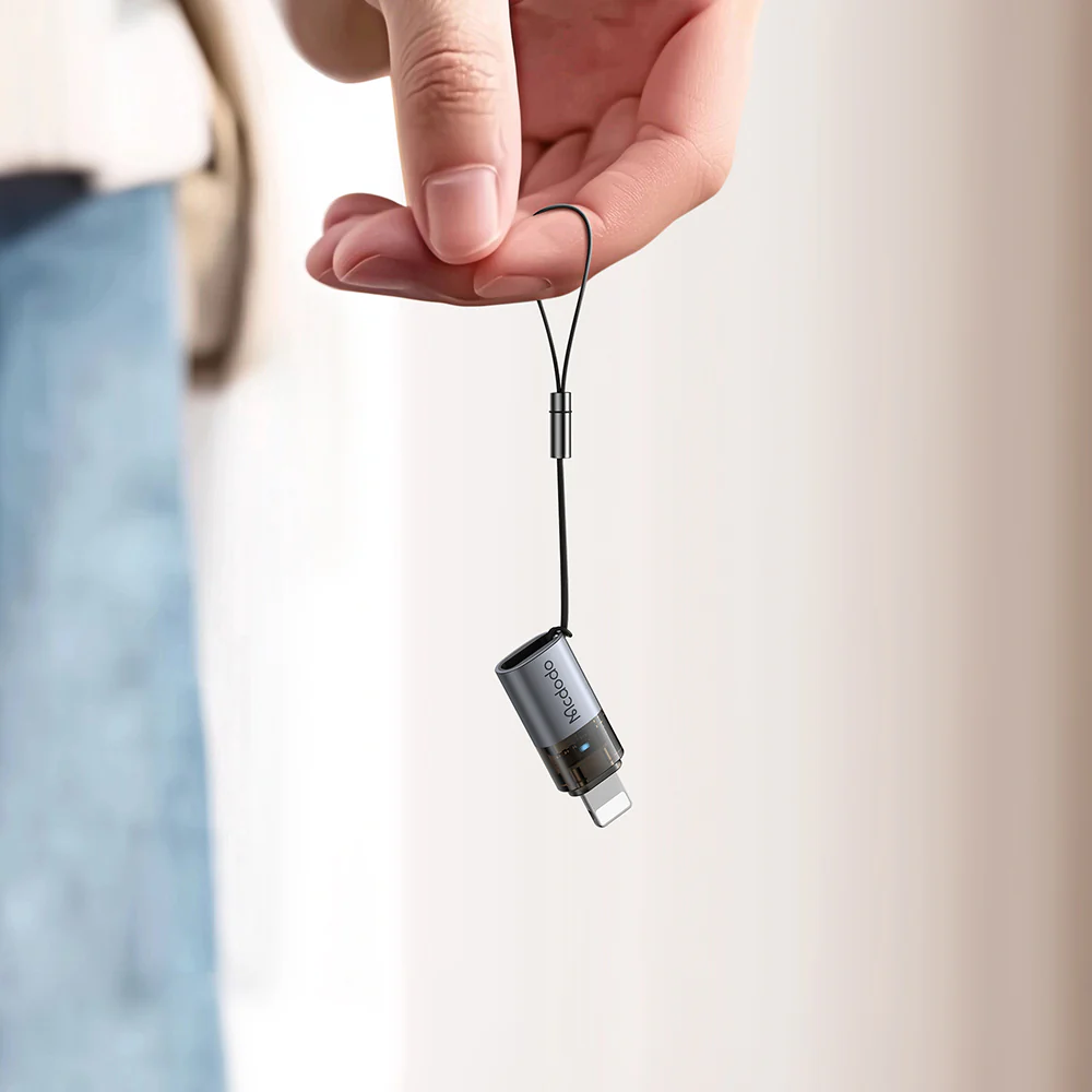 USB-C - Lightning McDodo OT-7630 Data and Charging Adapter, Black - Image 6