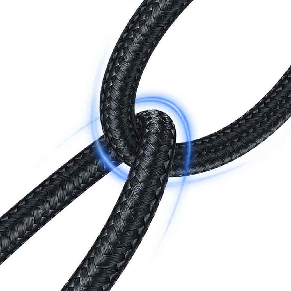 USB-C - Lightning / USB-C Lito LD12 Data and Charging Cable, 60W, 1.2m, Black - Image 3