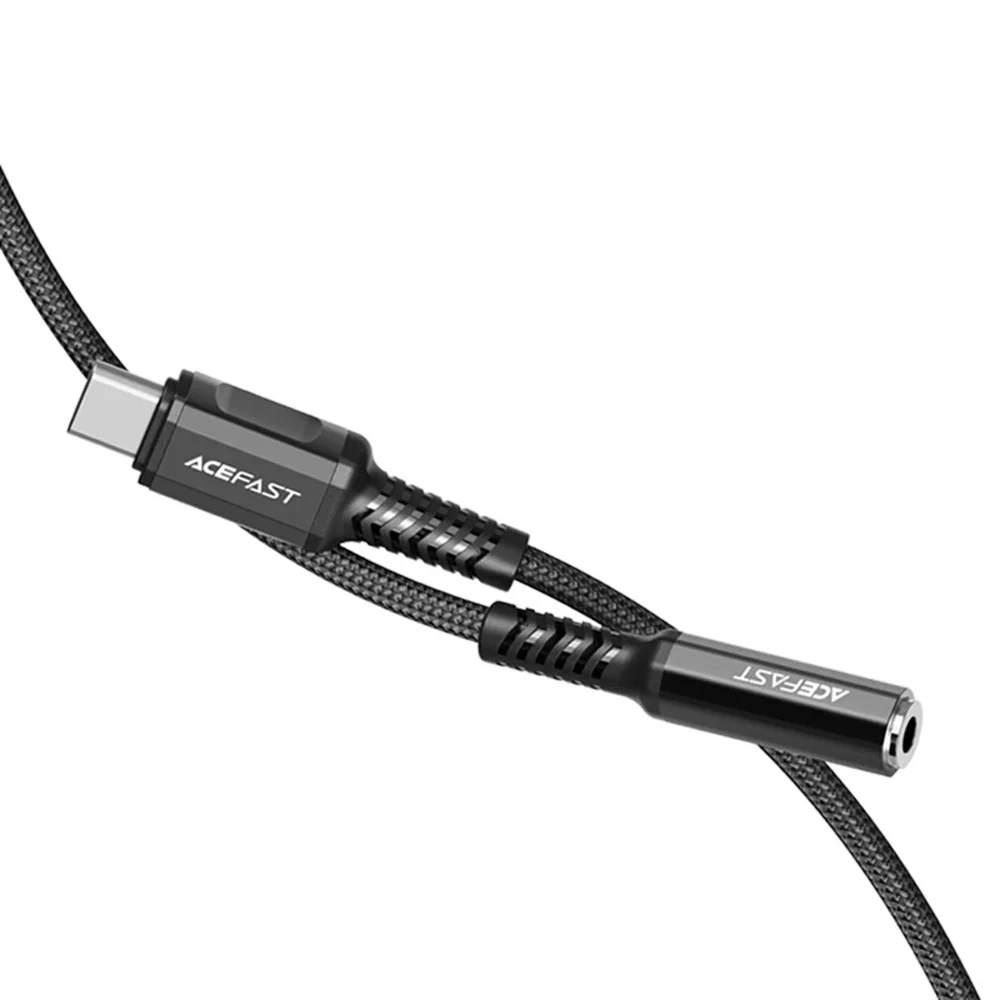 USB-C to 3.5mm Audio Adapter Acefast C1-07, Black - Image 2