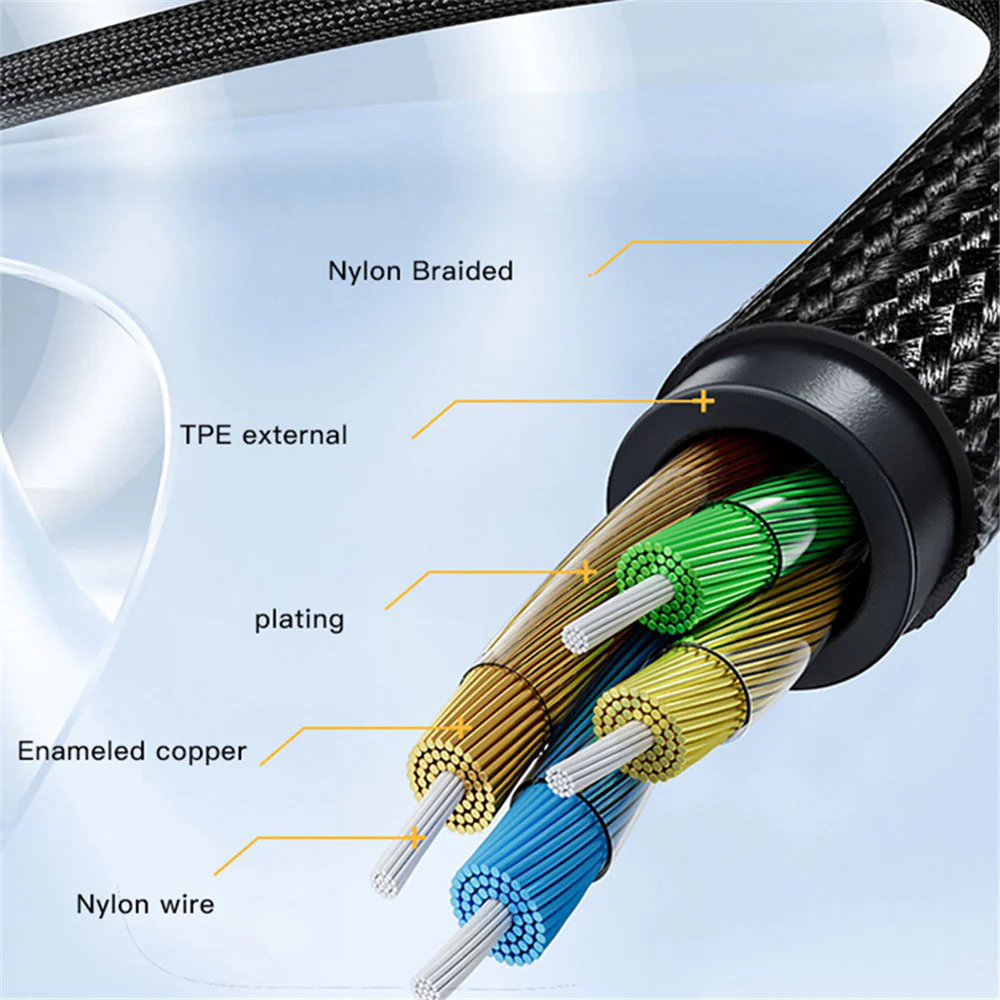 USB-C to 3.5mm Audio Adapter Yesido YAU38, Black - Image 5