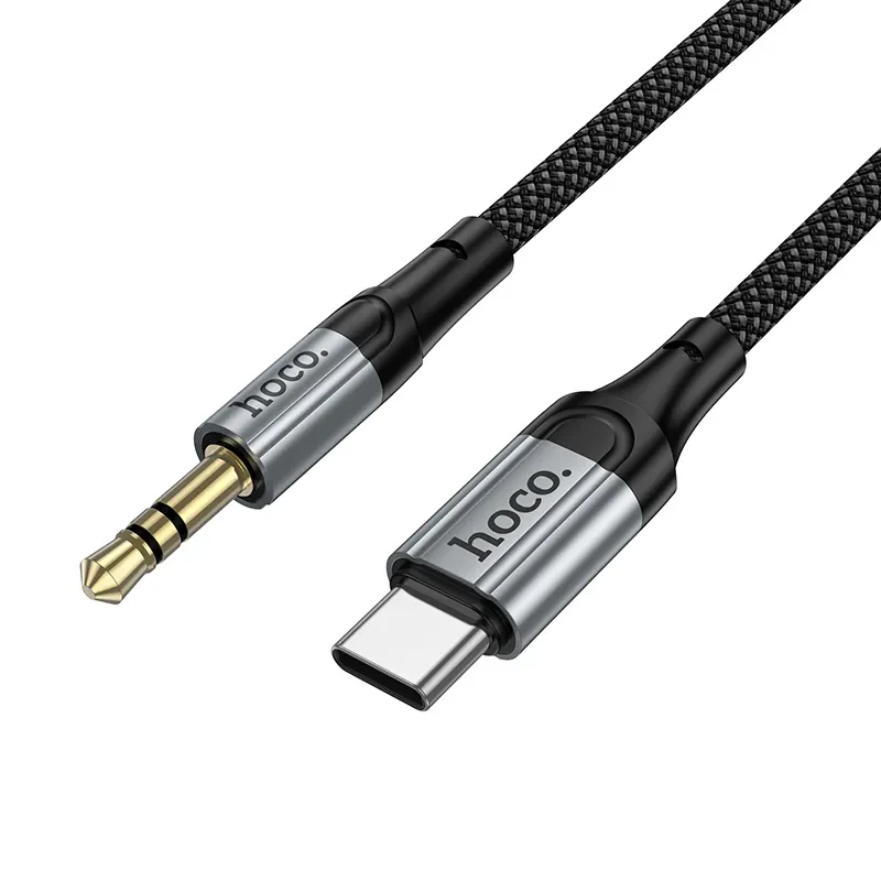 USB-C to 3.5mm Audio Cable HOCO UPA33B, 1.5m, Black - Image 4
