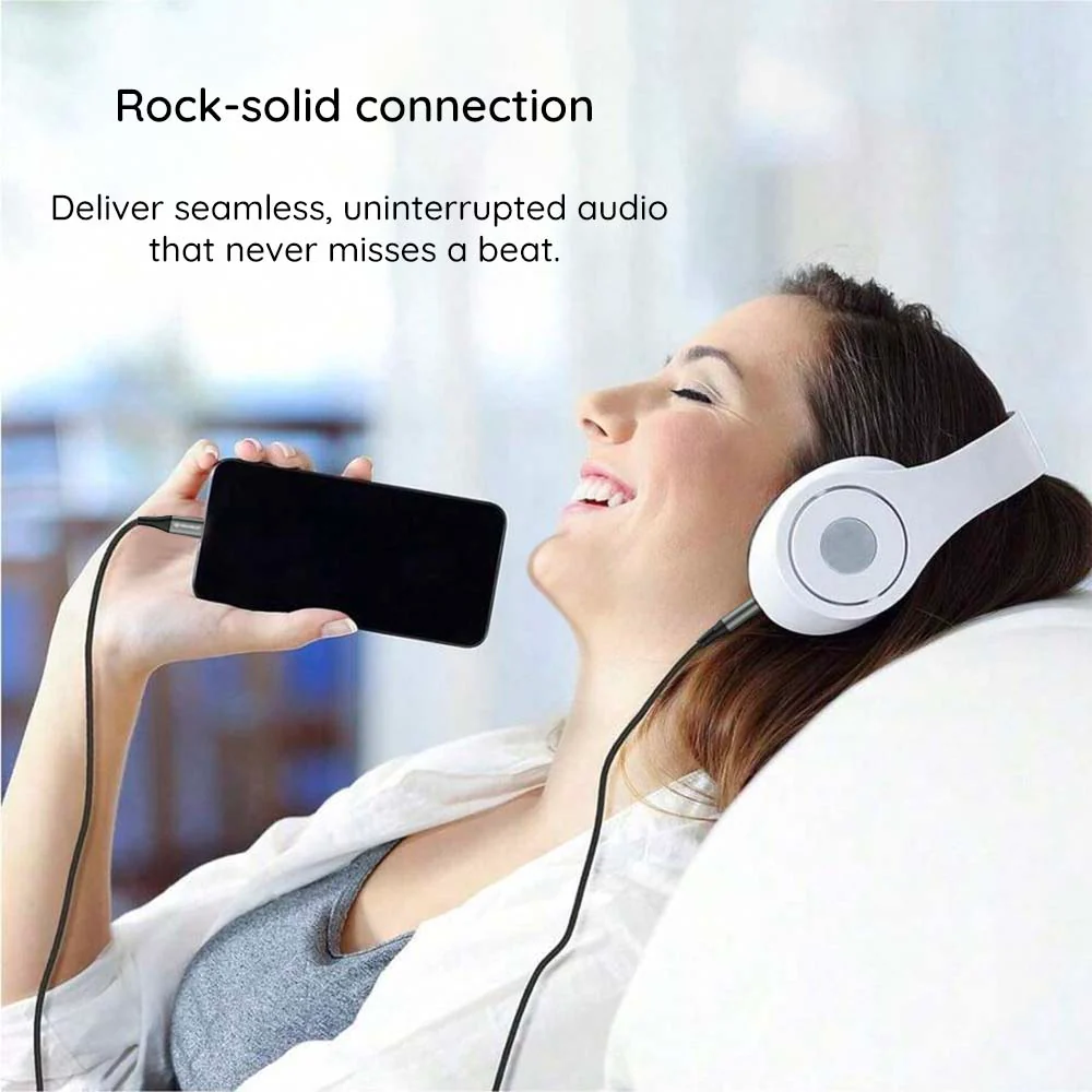 USB-C to 3.5mm Techsuit AC16 NexaSound Audio Cable, 1m, Gray - Image 4